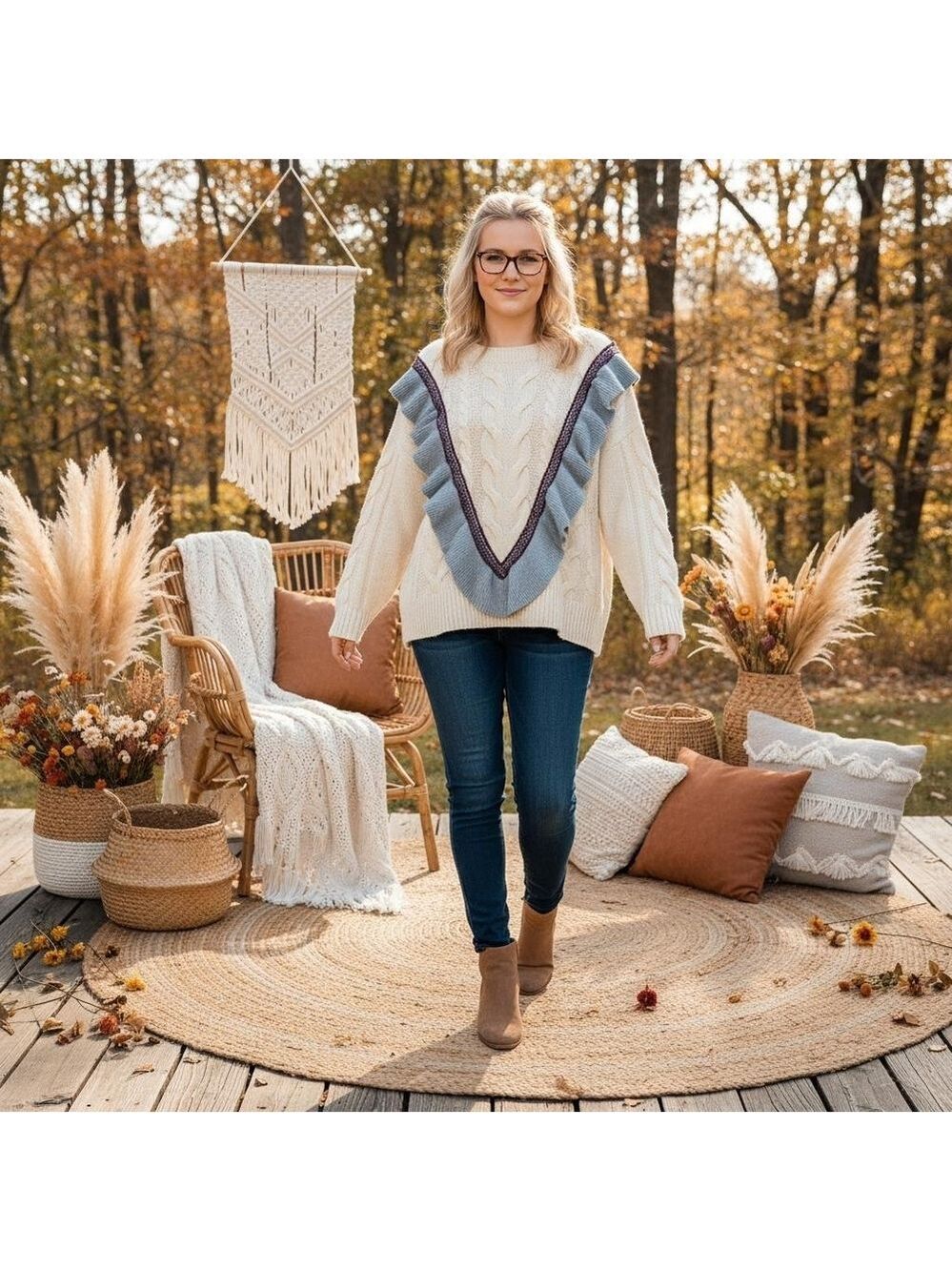 Moon river by Anthropologie sweater size large